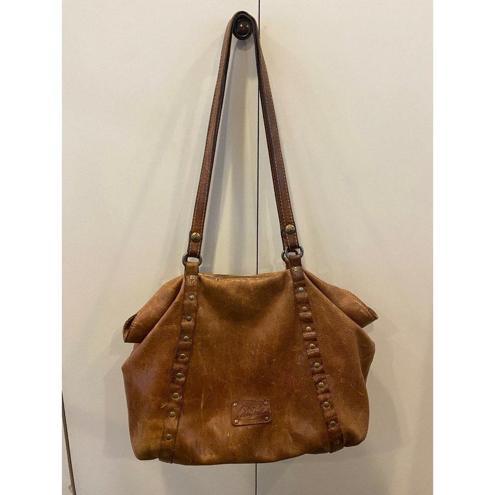 Patricia Nash Benvenuto Map Leather Tote